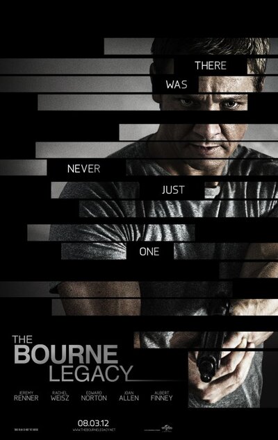 The Bourne Legacy 2012 movie poster - Hollywood thriller with iconic Manila chase scenes