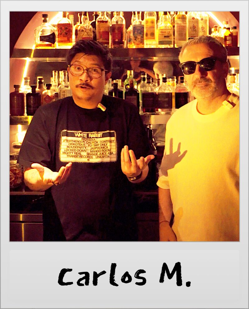 Carlos at The Cheshire - Polaroid