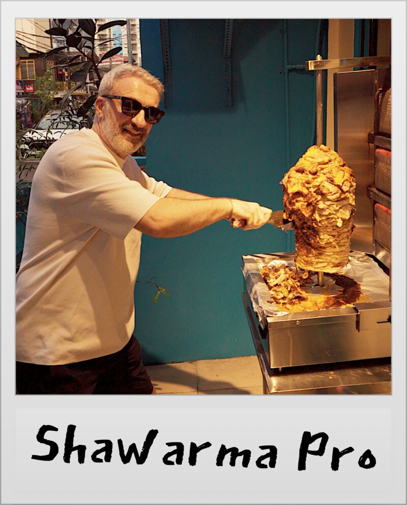 Dirty Hands German-Turkish shawarma restaurant - Polaroid