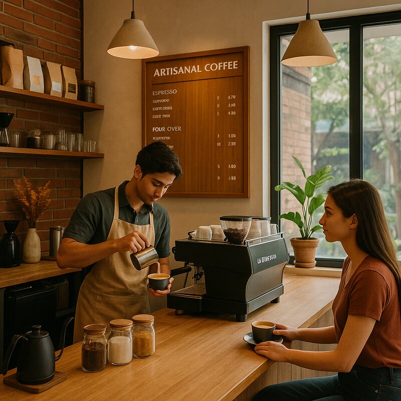 Artisan vendors and specialty shops