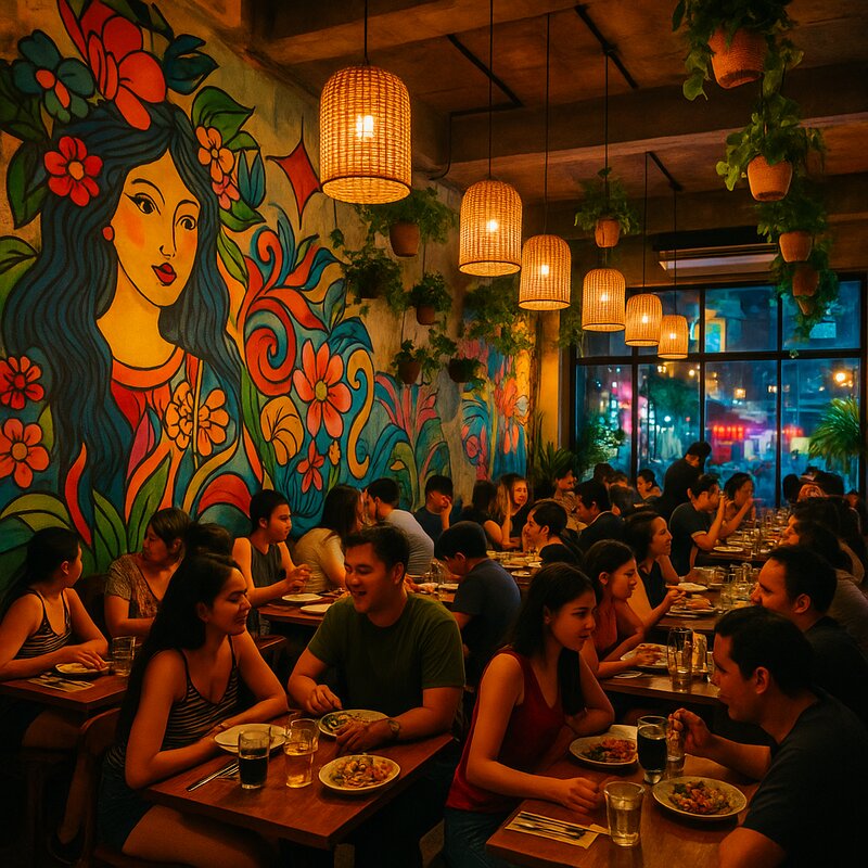 Street food and dining options